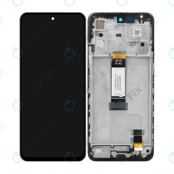 Xiaomi Redmi 12 23053RN02A 23053RN02Y 23053RN02I - LCD zaslon + zaslon osjetljiv na dodir + okvir (Midnight Black) TFT