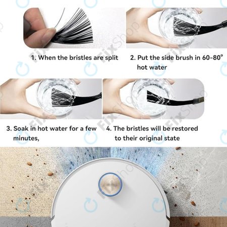 Xiaomi Dreame X50 Ultra, X40 Ultra, L40 Ultra, L40s Pro Ultra, Mova V50 Ultra, P60 - Bočna četka