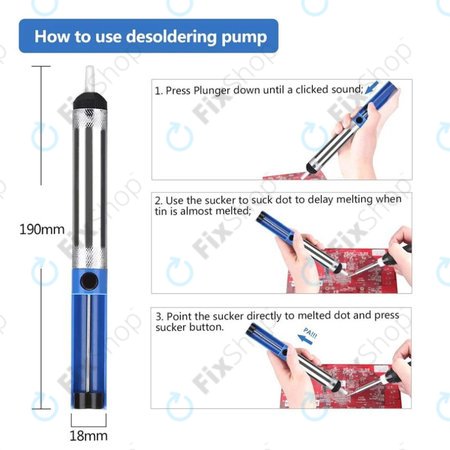 Usisivač za aluminijski lem (pumpa za odlemljivanje)