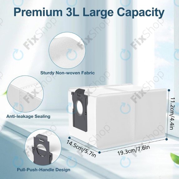 Vrećica za prašinu, 2 kom za Xiaomi Dreame X40 Ultra, X50 Ultra, L40s Pro Ultra, L40 Ultra, L10s Ultra Gen2, Mova E30 Ultra, Mova V50 Ultra, P60