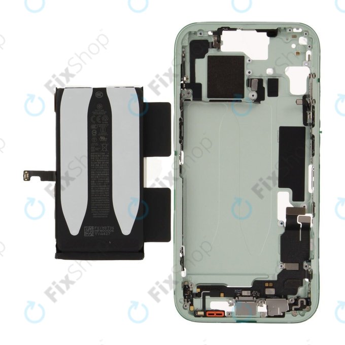 Srednji okvir s baterijom za iPhone 15 | Green | ZD076-00673 | Genuine Apple