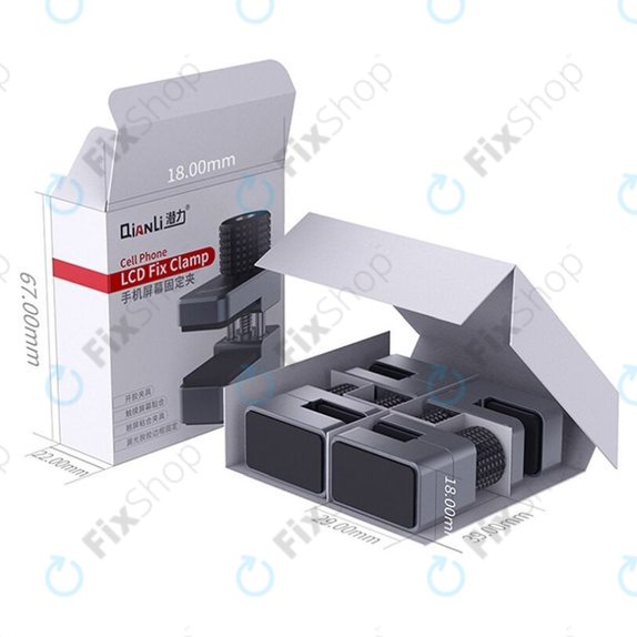 QianLi iClamp - Aluminijska stezaljka s gumenim punjenjem - Raspon 11 mm (4kom)