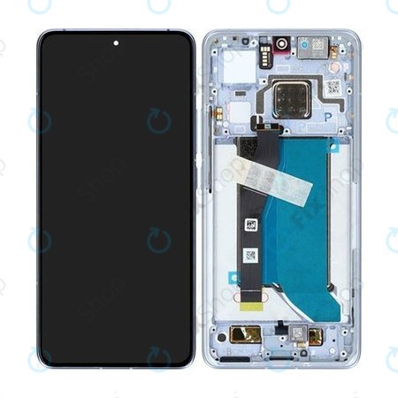 Xiaomi 14T Pro - LCD zaslon + zaslon osjetljiv na dodir + okvir (Titan Blue) - 56001700N1200 Genuine Service Pack