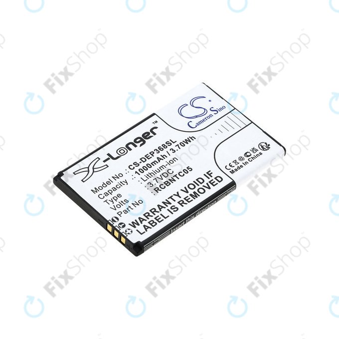 Baterija za Doro Primo 368, 1000mAh, Li-Ion, 3.7V, RCBNTC05, HQ