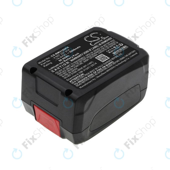 Bosch 18V - Baterija 2 607 337 314 Li-Ion 18.0V 5000mAh HQ