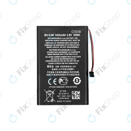 Nokia Lumia 800, N9 - Baterija BV-5JW 1450mAh - 0670633