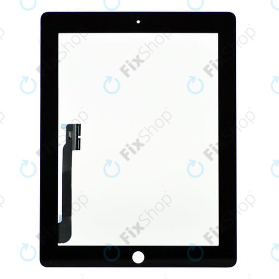 Apple iPad 3, iPad 4 - Zaslon osjetljiv na dodir (crni)
