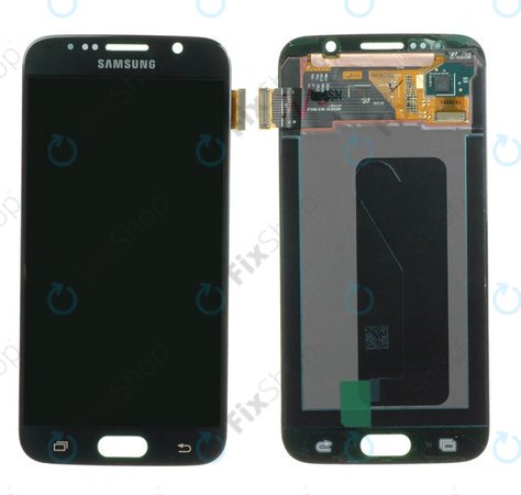 Samsung Galaxy S6 G920F - LCD zaslon + zaslon osjetljiv na dodir (crni safir) - GH97-17260A Originalni servisni paket