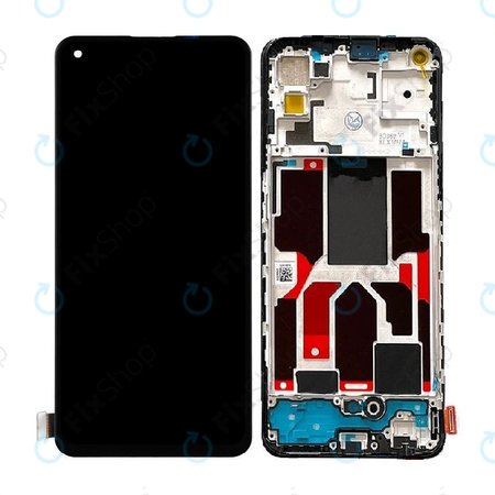 OnePlus Nord CE 5G - LCD zaslon + zaslon osjetljiv na dodir + okvir OLED