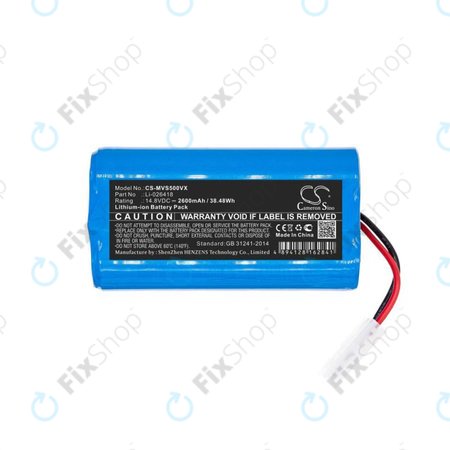 Xiaomi Mijia G1, Flyco FC-serija, myVacBot SN500, Panasonic MC-serija, Phicomm X3, Puppy R-serija - Baterija Li-026418 2600mAh HQ