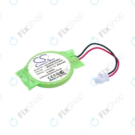 Rezervna baterija za Dell Latitude E6320, 200mAh, Lithium, 3V, 077-A00, HQ