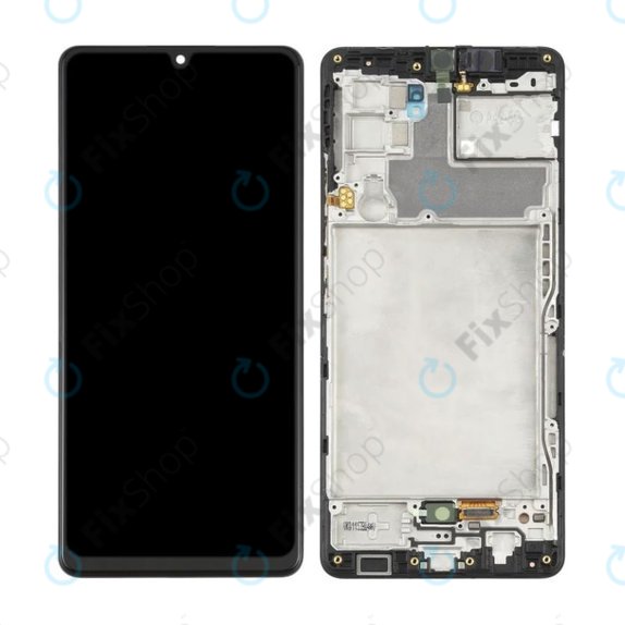 Samsung Galaxy A42 5G A426B - LCD zaslon + zaslon osjetljiv na dodir + okvir OLED (crni)