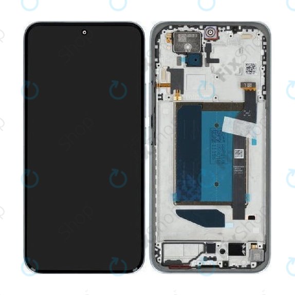 Zaslon za Xiaomi Redmi Note 15 Pro+ 5G, Glacier Blue, Dodirni ekran s okvirom, 5600240P16U00, Genuine Service Pack