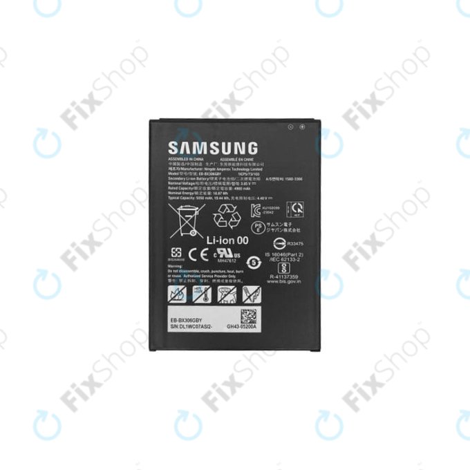 Samsung Galaxy Tab Active5 X306B - Baterija EB-BX306GBY 5050mAh - GH43-05200A Genuine Service Pack