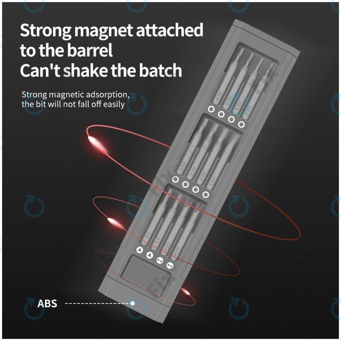 Kingsdun - Set preciznih odvijača za popravak telefona i računala 44u1