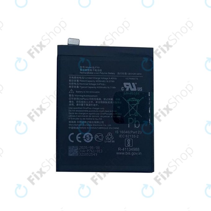 OnePlus 8 - Baterija BLP761 4300mAh
