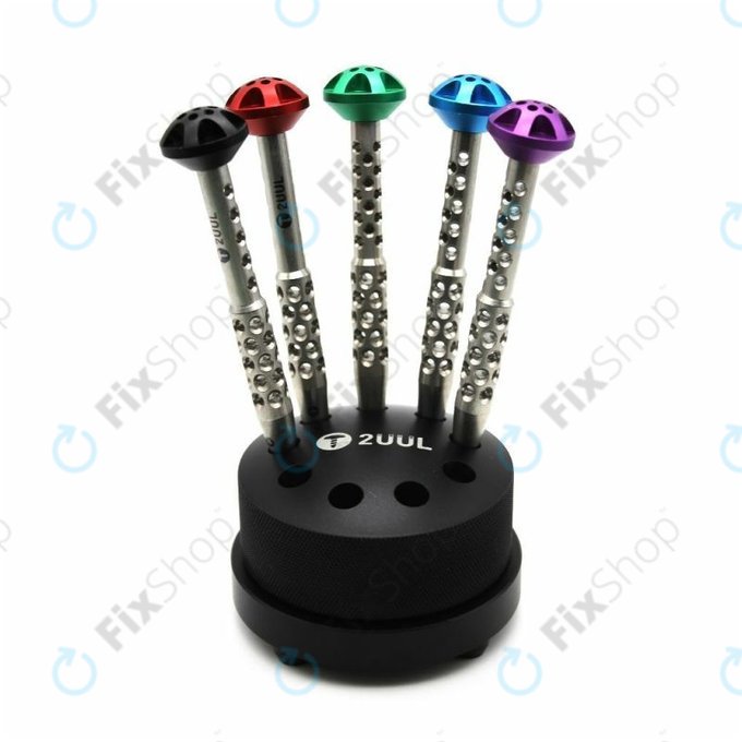 2UUL - 9-dijelni držač rotirajućih odvijača (crni)