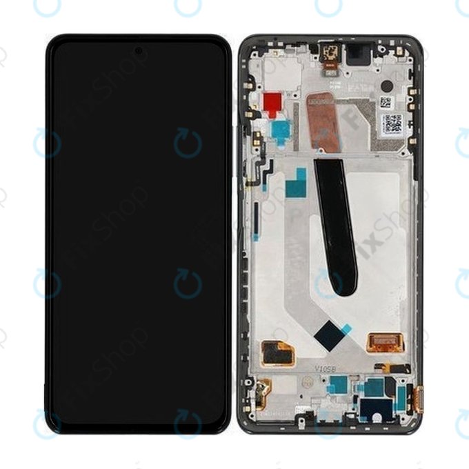 Xiaomi Poco F3 - LCD zaslon + zaslon osjetljiv na dodir + okvir (crni) - 560003K11A00 Originalni servisni paket