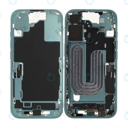 Srednji okvir s baterijom za iPhone 16 | Green | ZD076-00683 | Genuine Apple