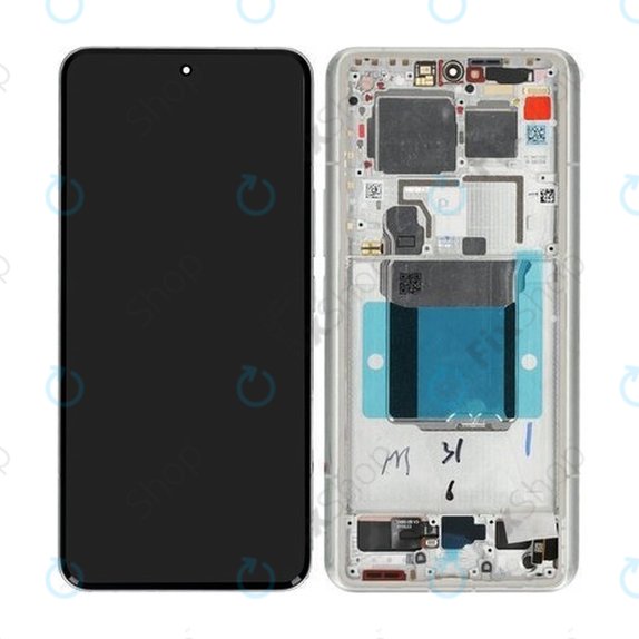 Xiaomi 14 Ultra - LCD zaslon + zaslon osjetljiv na dodir + okvir (White) - 56000600N100 Genuine Service Pack