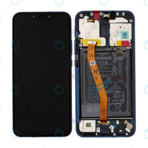 Huawei Mate 20 Lite - LCD zaslon + zaslon osjetljiv na dodir + okvir + baterija (safirno plava) - 02352DKM, 02352GTT