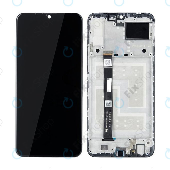 Lenovo K10 Note - LCD zaslon + zaslon osjetljiv na dodir + okvir (Black) TFT