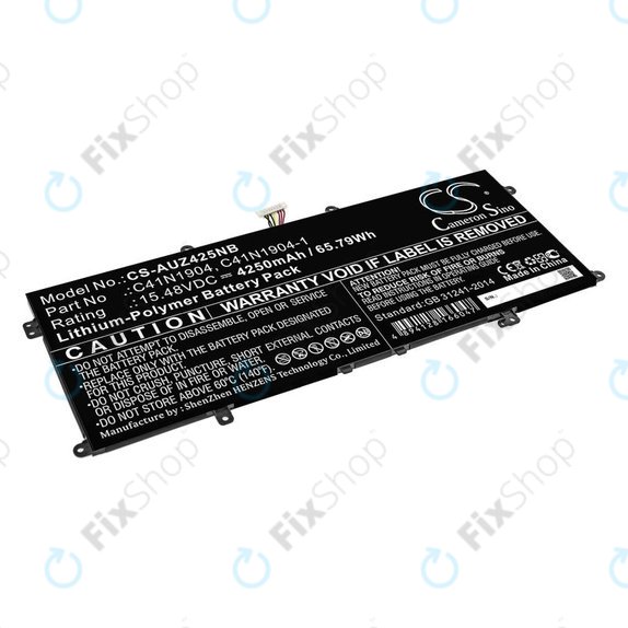 Baterija za Asus Zenbook 13, Zenbook 14, 4250mAh, Li-Pol, 15.48V, C41N1904, HQ
