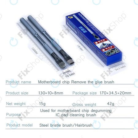 Mechanic - Čelična četka za PCB/BGA za čišćenje IC podloga i uklanjanje ljepila
