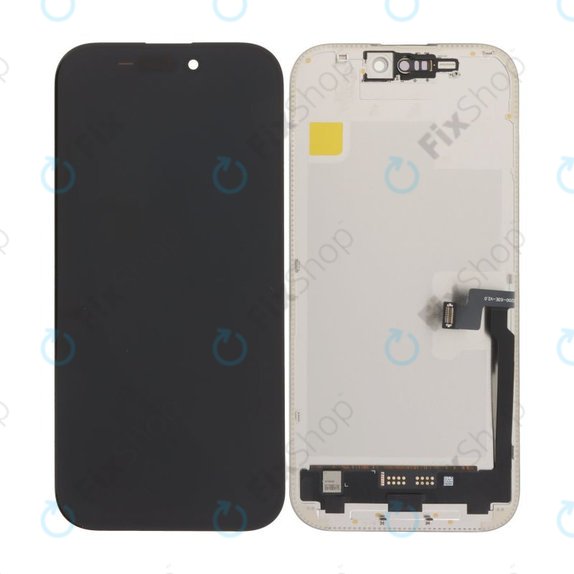 Zaslon Soft OLED za iPhone 16 Pro - Dodirno staklo + Okvir, DIAGNOSTIC
