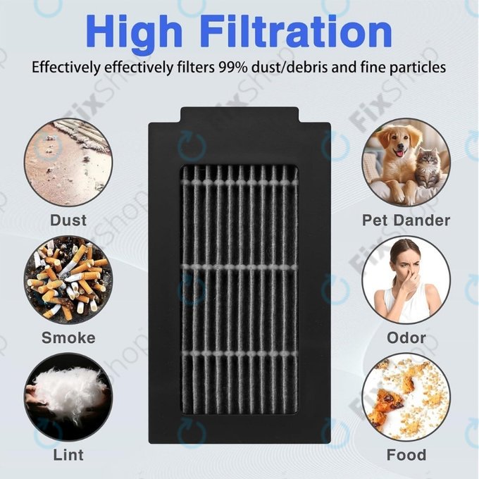 Ecovacs Deebot T50 Omni, T50 Pro Omni, T50 Max, T50 Max Pro Omni - HEPA filter