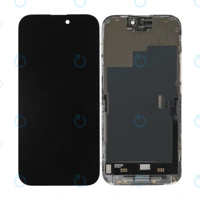 Zaslon Soft OLED za iPhone 16 Plus - Dodirno staklo + Okvir, DIAGNOSTIC