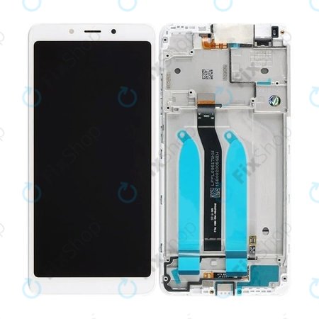 Xiaomi Redmi 6, Redmi 6A - LCD zaslon + zaslon osjetljiv na dodir + okvir (bijeli) - 560410028033 Originalni servisni paket