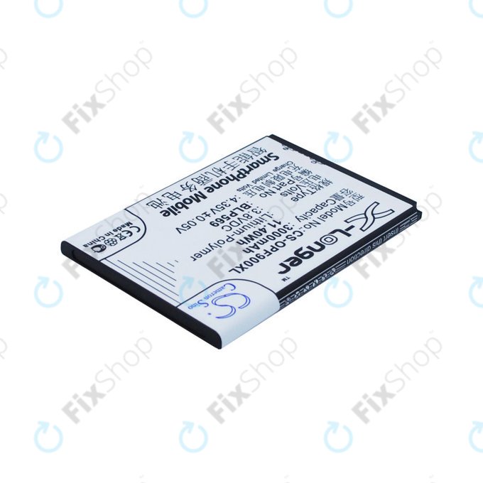 Baterija za  Oppo Find 7, 3000mAh, Li-Pol, 3.8 V, BLP569, HQ