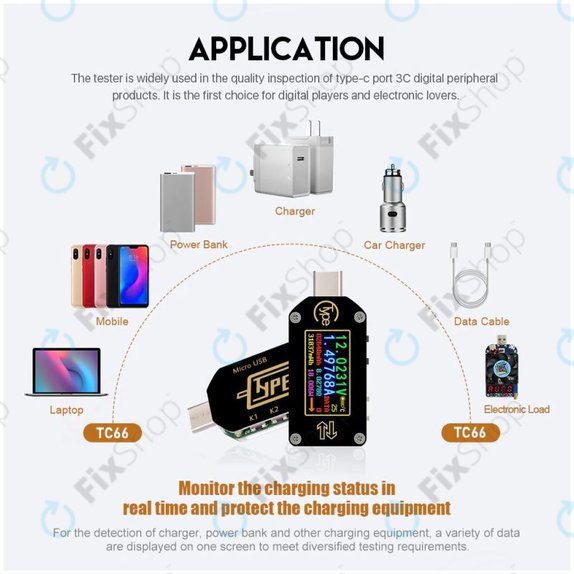 Joy-it JT-TC66C - USB multimetar (USB-C)