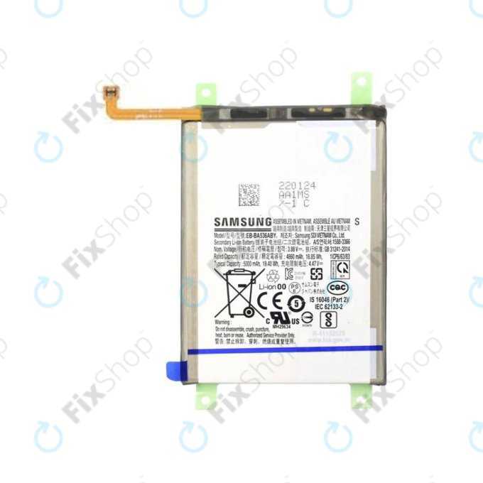 Samsung Galaxy A33 5G A336B - Baterija 5000mAh EB-BA536ABY - GH82-28146A Genuine Service Pack
