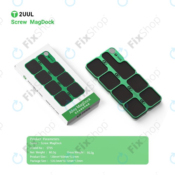 Magnetska podloga za vijke od legure, 2UUL ST95