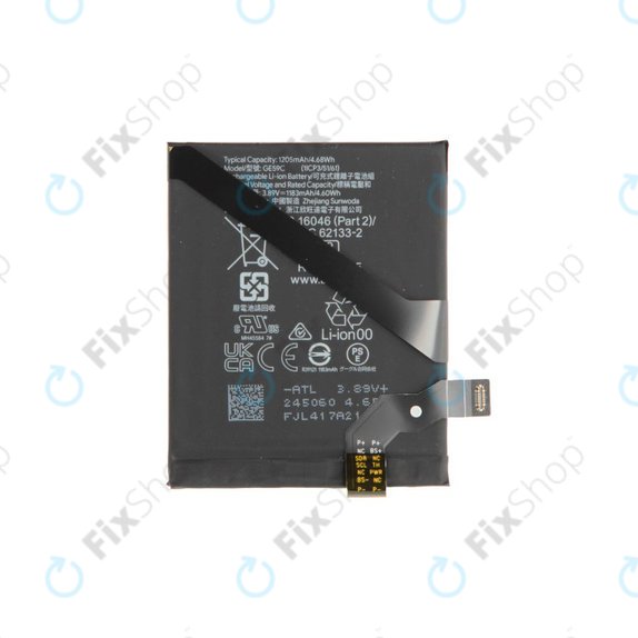 Baterija za Google Pixel 9 Pro Fold, Base GE59C, G949-00920-00, Genuine Service Pack