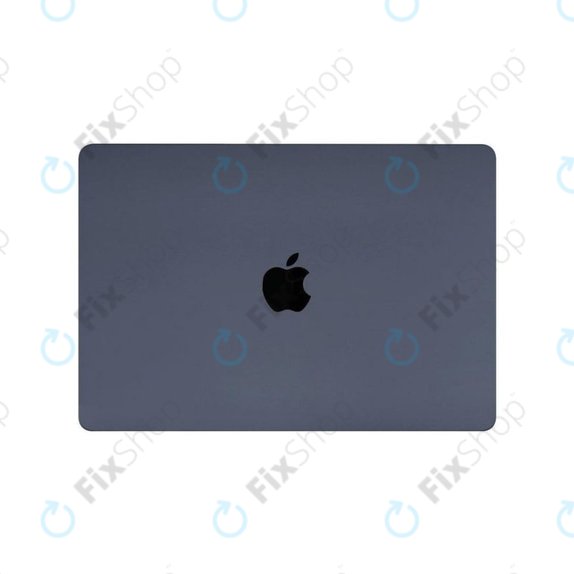 LCD zaslon za MacBook Air 15", A3114 (2024), s prednjim staklom i pokrovom, Midnight, 661-40262, Genuine Apple