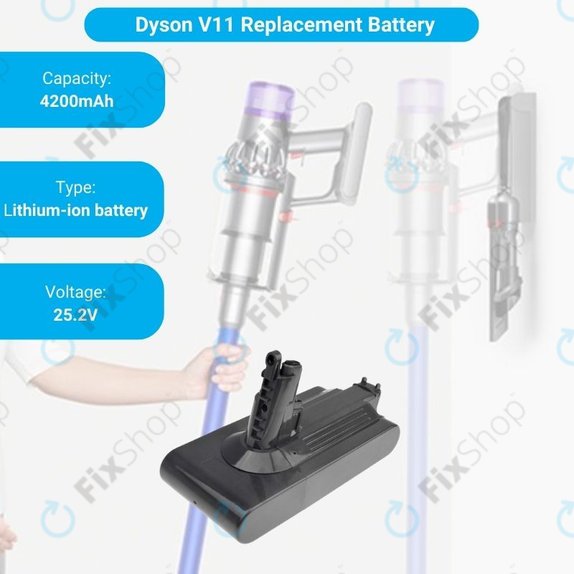 Dyson V11 - Baterija Li-Ion 4200mAh HQ