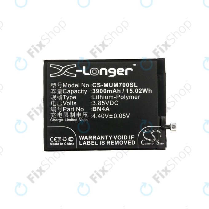 Baterija za Xiaomi Redmi Note 7, 3900mAh, Li-Pol, 3.85 V, BN4A, HQ