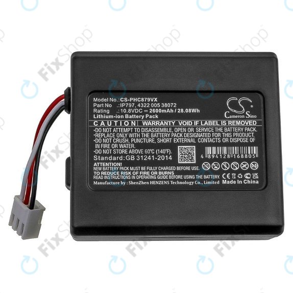 Philips SmartPro Easy - Baterija IP797, 4322 005 38072 Li-Ion 10.8V 2600mAh HQ