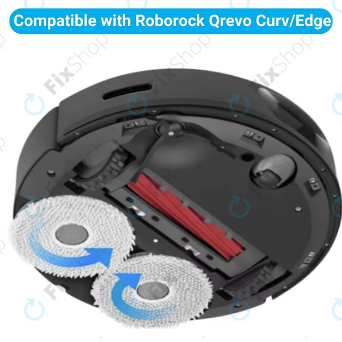 Krpa za brisanje, 4 kom za Xiaomi Roborock Qrevo Curv, Qrevo Edge