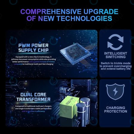 Mechanic V-Power 8 Pro - USB servisna stanica za punjenje s USB-C i USB 3.0