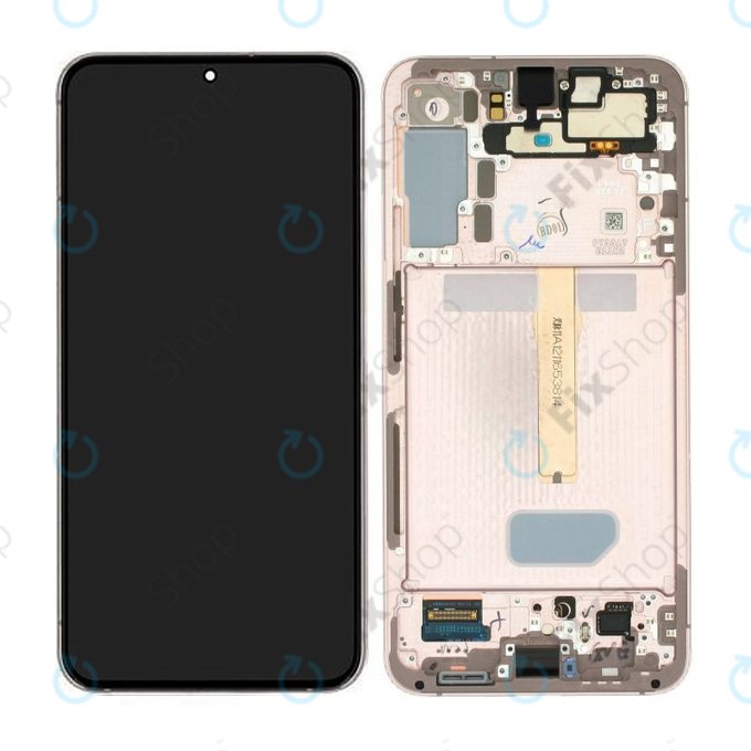 Samsung Galaxy S22 Plus S906B - LCD zaslon + zaslon osjetljiv na dodir + okvir (ljubičasti) - GH82-27500F, GH82-27501F Originalni servisni paket