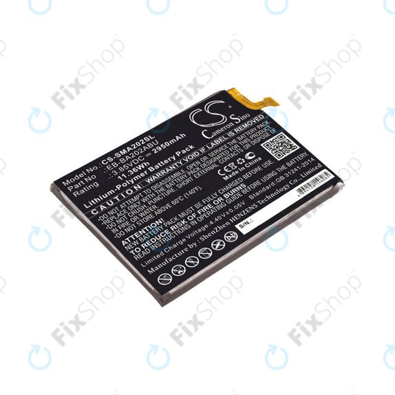 Baterija za  Samsung A10e, A20e A202F, 2950mAh, Li-Pol, 3.85 V, EB-BA202ABU, HQ