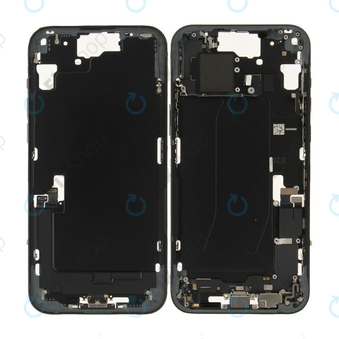 Srednji okvir s baterijom za iPhone 15 Plus | Black | ZD076-00674 | Genuine Apple