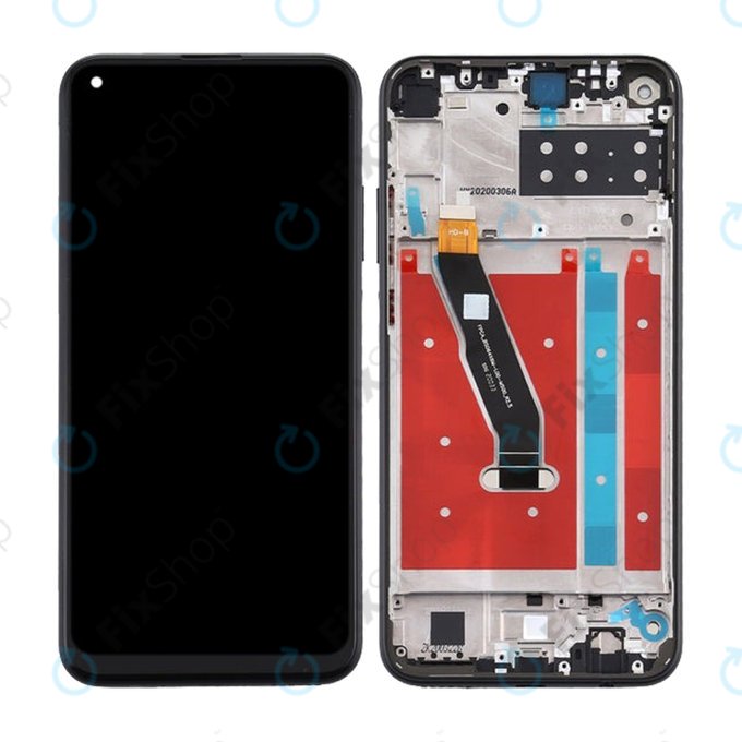 Huawei P40 Lite E - LCD zaslon + zaslon osjetljiv na dodir + okvir (Midnight Black) TFT