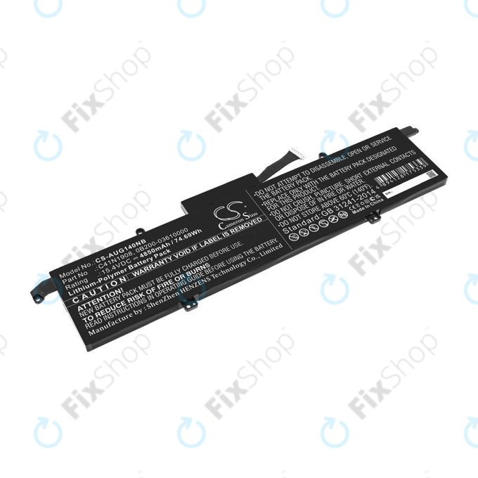 Baterija za Asus ROG Zephyrus G14 Ga401, 4850mAh, Li-Pol, 15.4V, C41N1908, HQ