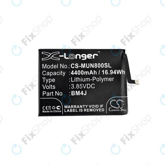 Baterija za  Xiaomi Redmi Note 8 Pro, 4400mAh, Li-Pol, 3.85 V, BM4J, HQ