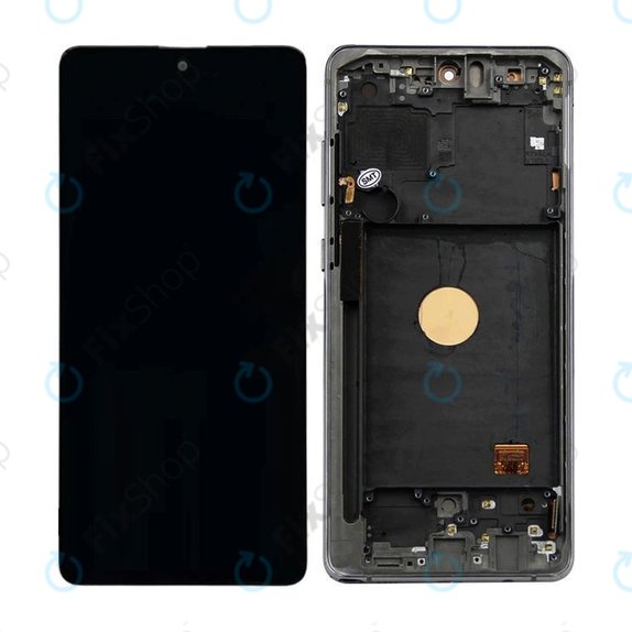 Samsung Galaxy Note 10 Lite N770F - LCD zaslon + zaslon osjetljiv na dodir + okvir (Aura Black) TFT